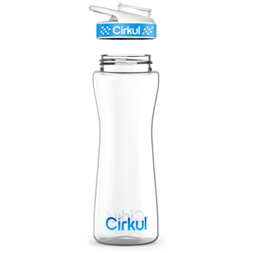 22oz. Plastic Bottle & Comfort Grip Lid