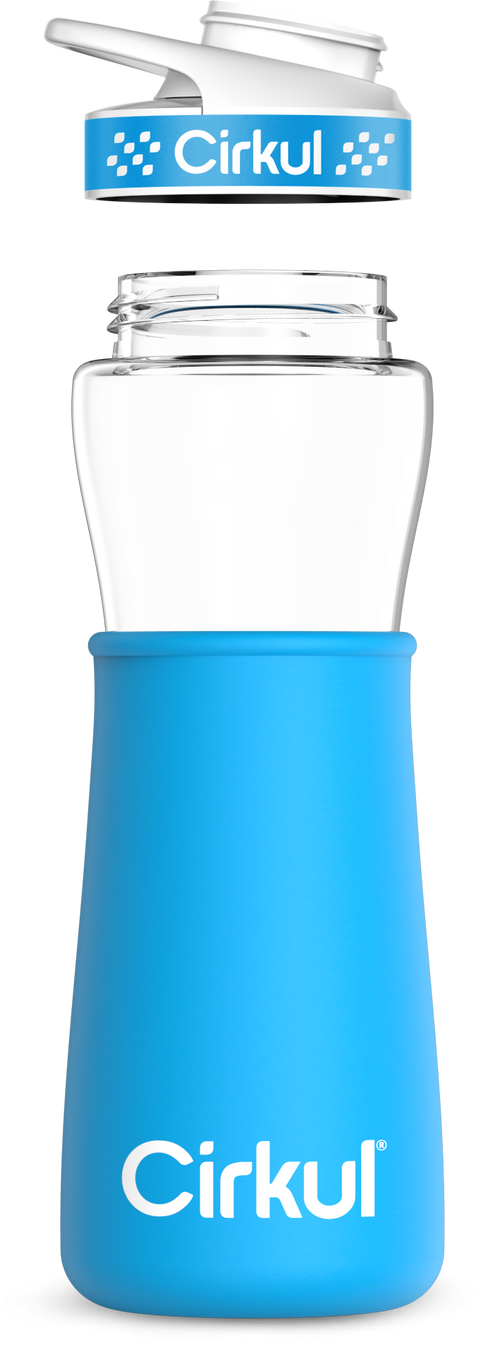 Add-on: 22oz. Plastic Bottle & Comfort Grip Lid + 22oz. Chill Sleeve