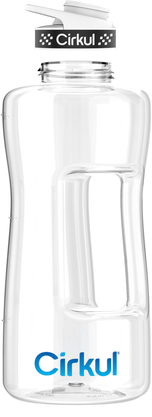 62oz. Plastic Bottle & Comfort Grip Lid